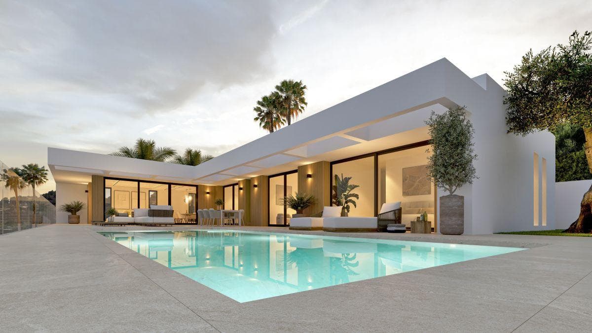 Villa de obra nueva en Calpe Empedrola en venta