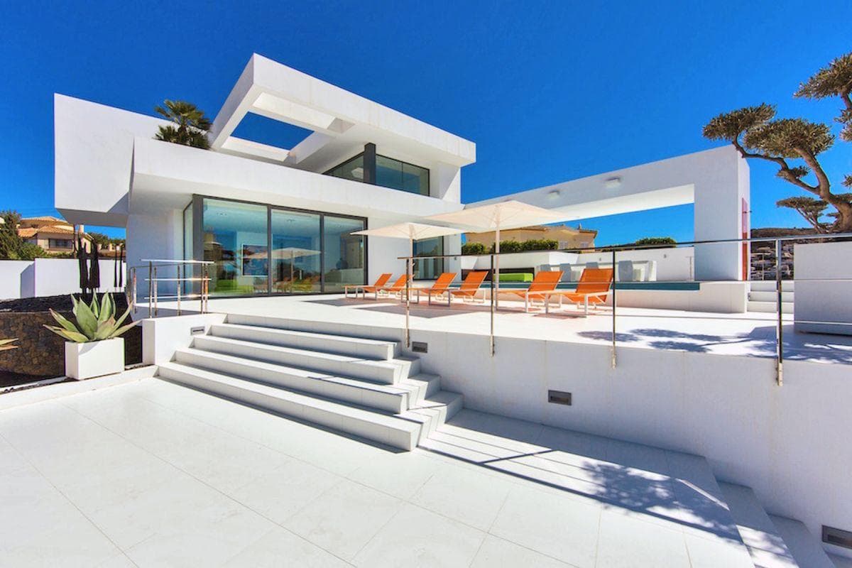 Villa de lujo contemporáneo con vistas panorámicas al mar — El Portet, Moraira, Costa Blanca, Es...