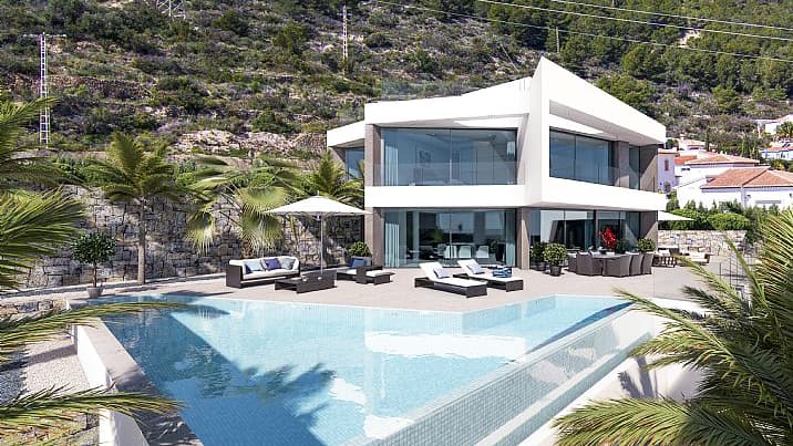 Impresionantes villas de diseño con vistas al mar - Calpe