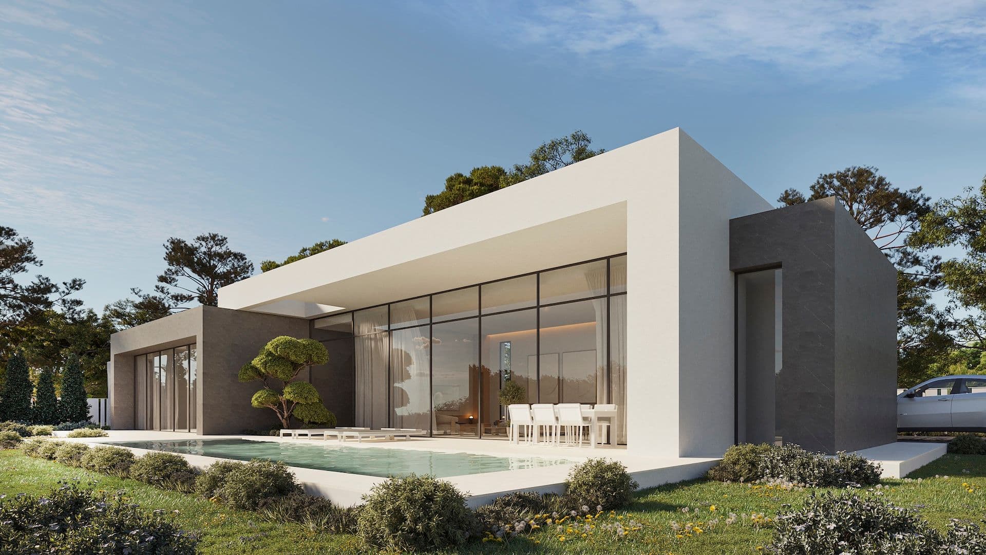 Villa nueva de ensueño en Calpe - Diseño moderno se une al estilo de vida mediterráneo