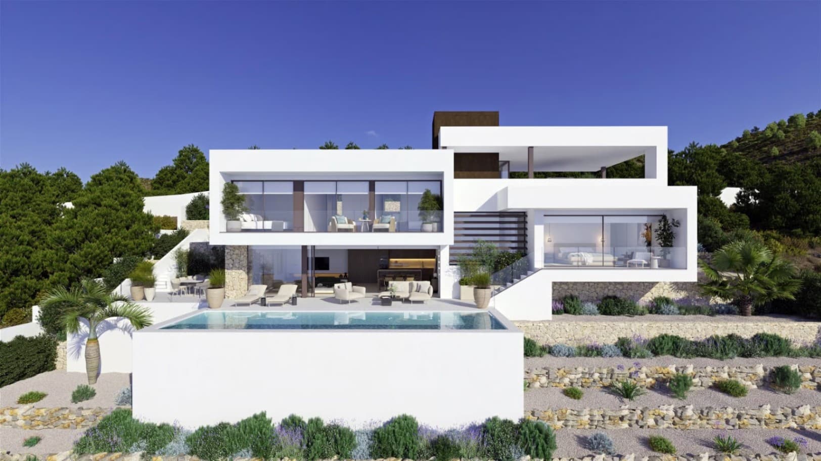 Comprar villa de lujo en Altea – Exclusiva villa de obra nueva en la Sierra de Altea