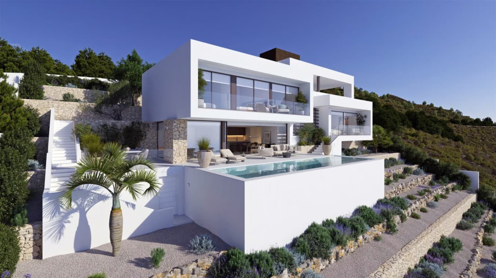 Villa de lujo de nueva construcción en venta en la Sierra de Altea.