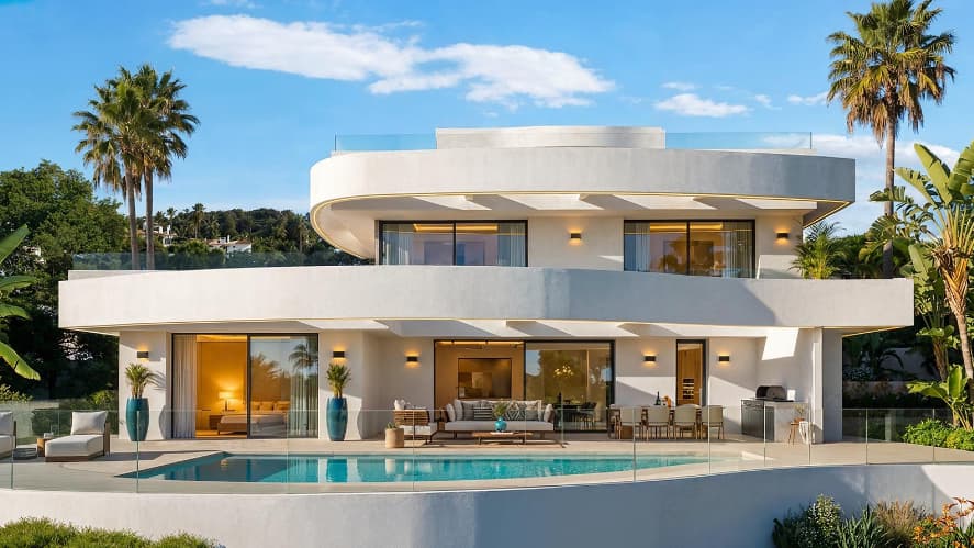 Magnífica villa nueva en Calpe Empedrola - en construcción