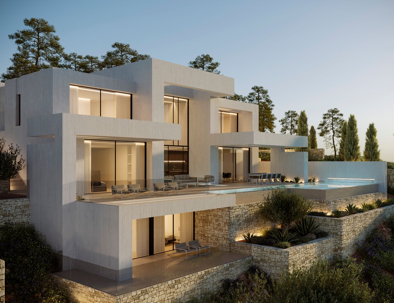 New luxury construction with sea view, Javea - 2