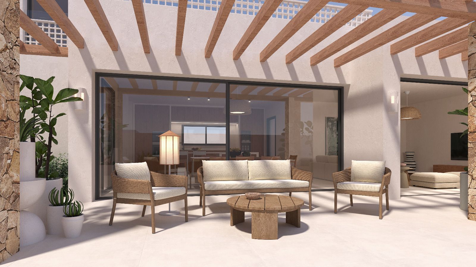 New Ibizan-style construction with sea views, Moraira - 5
