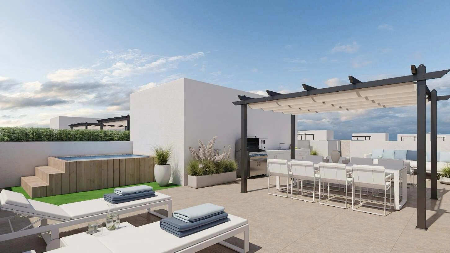 lujo Ático Apartamento en a newly built residential complex en La Nucia, Costa Blanca.